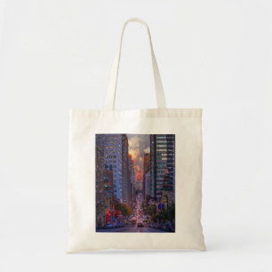 Bolsa Tote San Francisco California Street Skyline Brilho