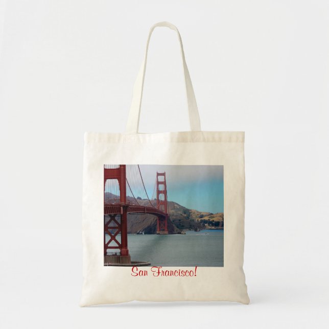 Bolsa Tote San Francisco, golden gate bridge (Frente)