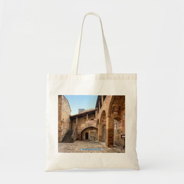 Bolsa Tote San Gimignano, Toscânia, Italia (Frente)