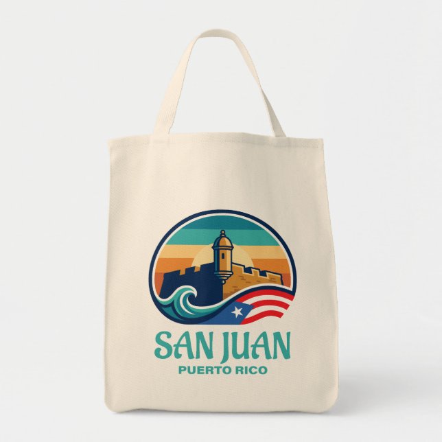 Bolsa Tote San Juan Puerto Rico (Frente)