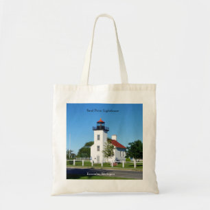 Bolsa Tote Sand Point Lighthouse tote bag