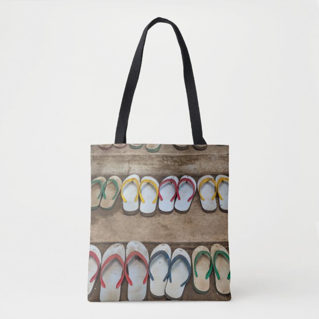 Bolsa Tote Sandálias de Dedo (Frente)