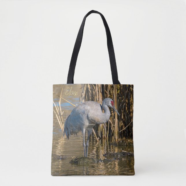 Bolsa Tote Sandhill Crane (Frente)