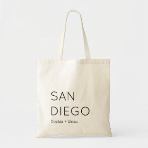Bolsa Tote Sandiego Wedding Tote Bag Bem-vindo