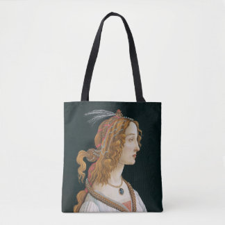 Bolsa Tote Sandro Botticelli - Retrato de uma Jovem