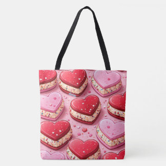 Bolsa Tote Sanduíche de Coração