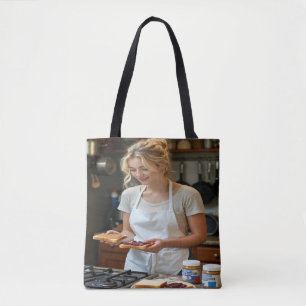 Bolsa Tote Sanduíche de Manteiga de Amendoim e Geléia Persona