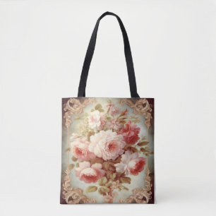 Bolsa Tote Sangue aonde quer que vá: Saco Floral Explosão