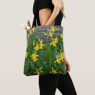 Bolsa Tote Sangue de Daffodil Amarelo Floral