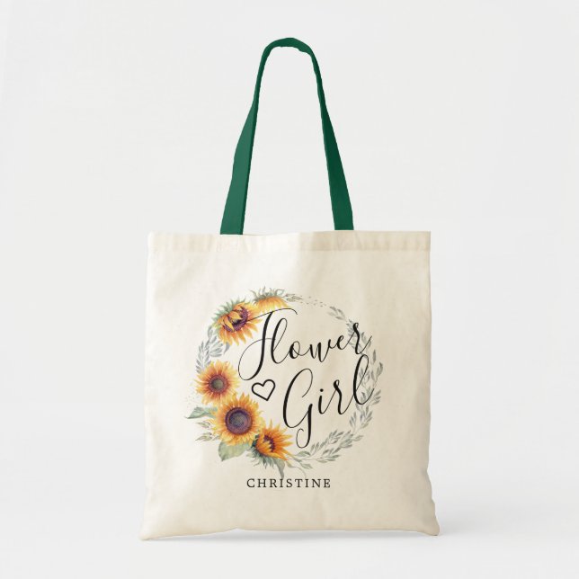 Bolsa Tote Sangue de girassol | Flor (Frente)