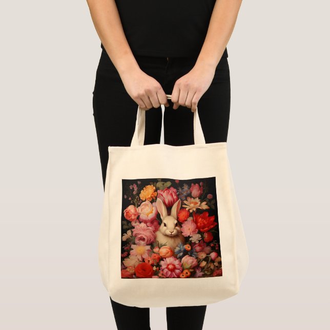 Bolsa Tote Sangue de Primavera de coelhinhos de galinha (Frente (produto))