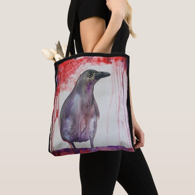 Bolsa Tote Sangue Raven Bag (Close Up)