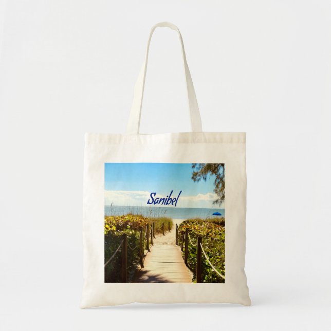 Bolsa Tote Sanibel Island Beach Ocean (Frente)