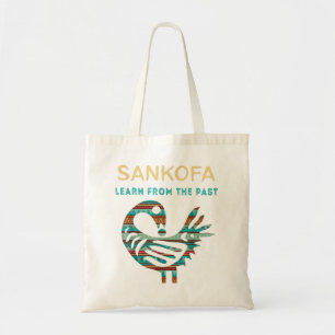 Bolsa Tote Sankofa Aprende Com O Pássaro Africano Negro Seu