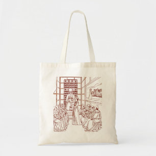Bolsa Tote Santa Catarina Discutindo com os Eruditos por Maso