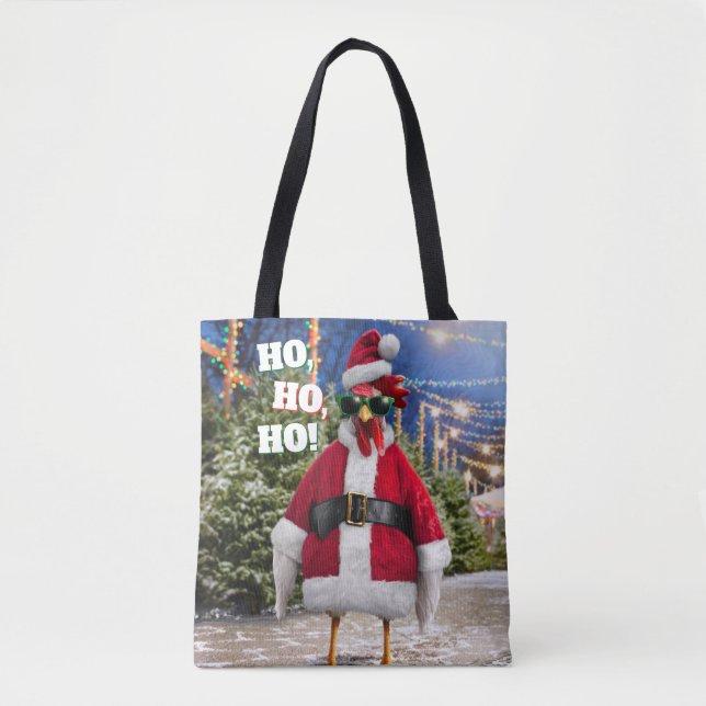 Bolsa Tote Santa Chicken (Frente)