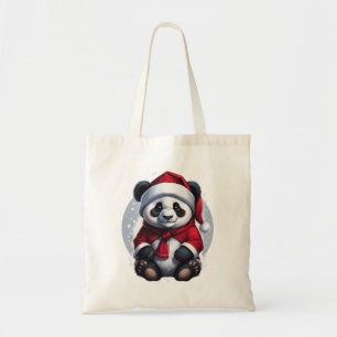 Bolsa Tote Santa Claus Baby Panda Natal