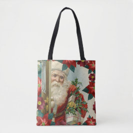 Bolsa Tote Santa Claus bringing gifts and presents