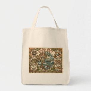 Bolsa Tote Santa Cruz Califórnia Art‑Nouveau Costa