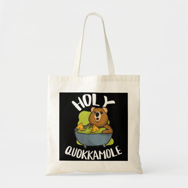 Bolsa Tote Santa Quokamole Quokka Avocado Lover Guacamole Aus (Frente)