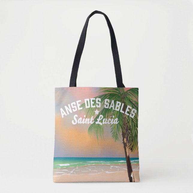 Bolsa Tote Santo Anse Des Sables Lúcia (Frente)