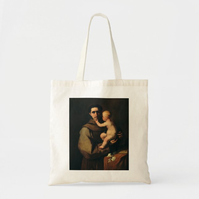 Bolsa Tote Santo Anthony de Pádua por Luca Giordano (Frente)