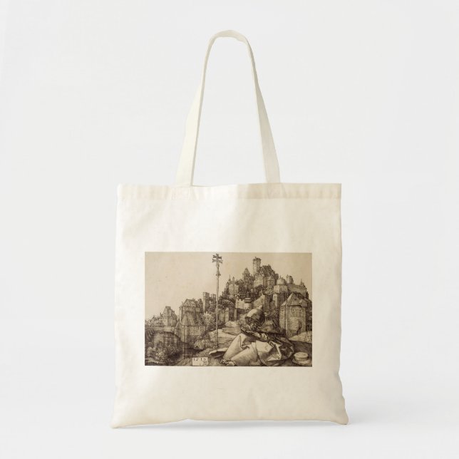 Bolsa Tote Santo Anthony Reading por Albrecht Durer (Frente)