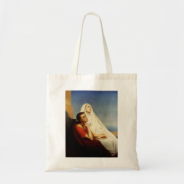 Bolsa Tote Santo Augustine e Santo Monica (Frente)