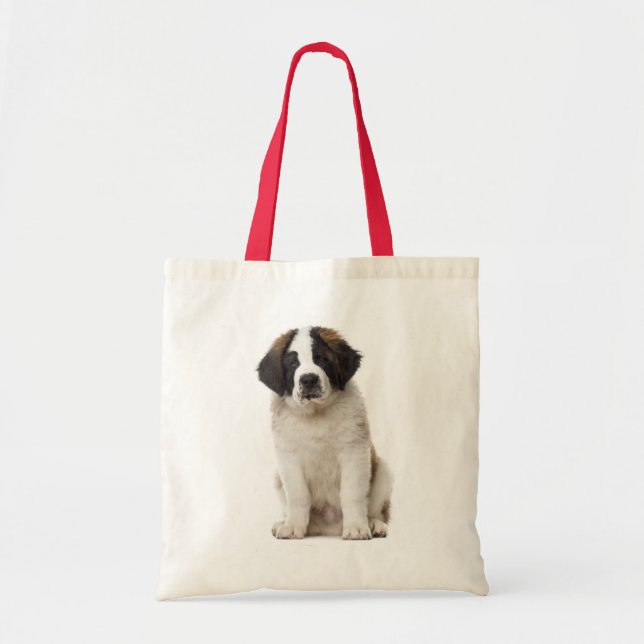 Bolsa Tote Santo Bernard Puppy Dog - Rua Bernard Love (Frente)