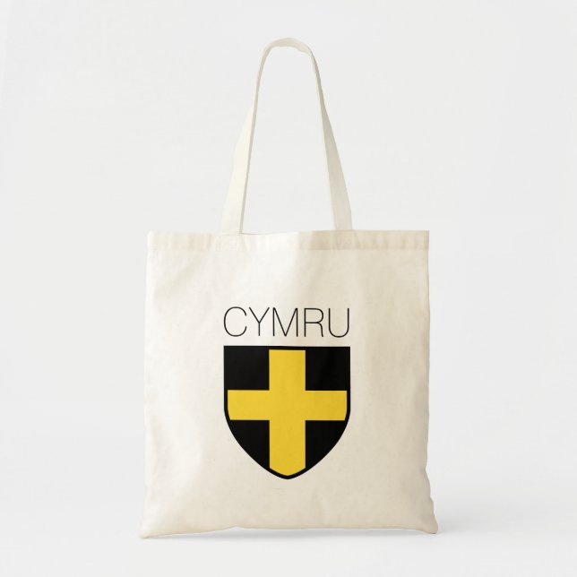 Bolsa Tote Santo David Crachá (Wales/ Cymru) (Frente)