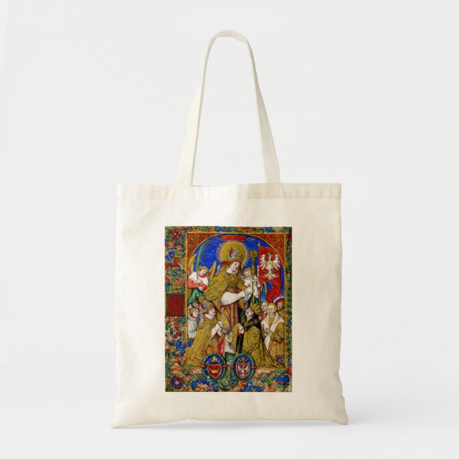 Bolsa Tote Santo Estanislau Bispo e Mártir Arte Fina (Frente)
