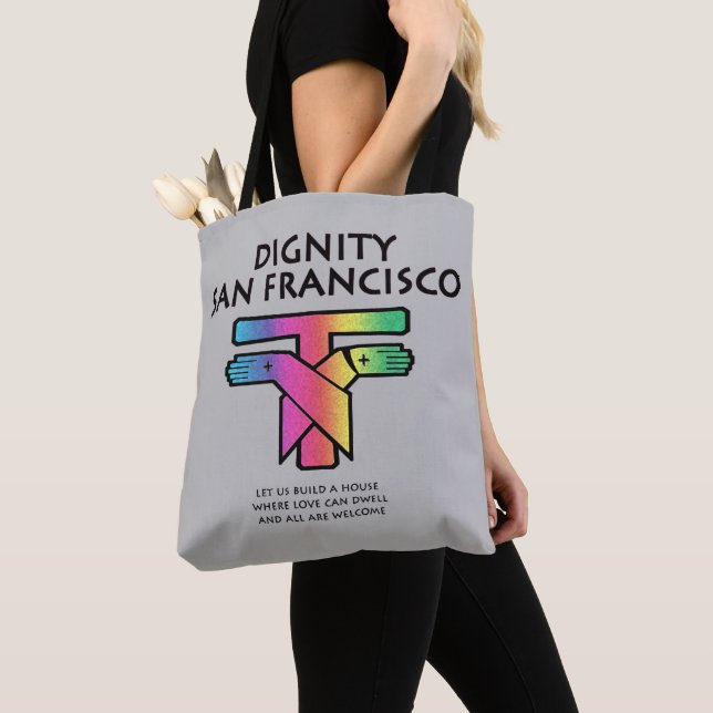 Bolsa Tote Santo Francis LGBTQ (Close Up)