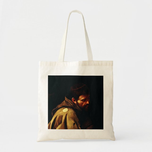 Bolsa Tote Santo Francisco de Assisi por Caravaggio (Frente)