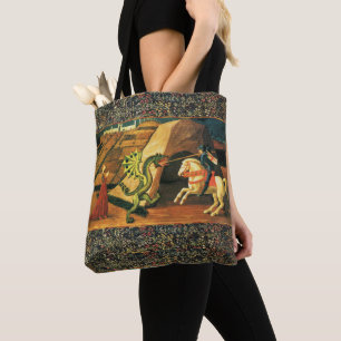 BOLSA TOTE SANTO GEORGE, DRAGON E PRINCESA