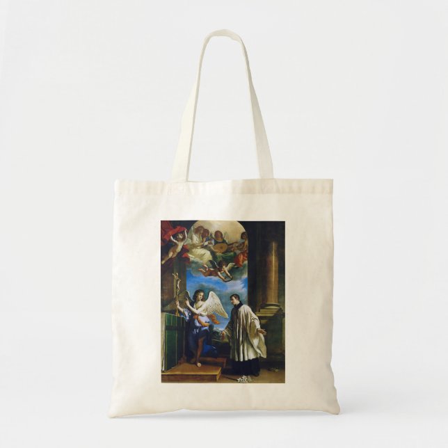 Bolsa Tote Santo italiano Aloysius Gonzaga (Frente)