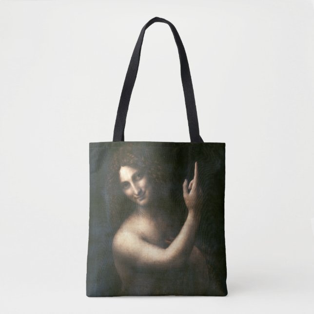 Bolsa Tote Santo João Batista, Leonardo da Vinci (Frente)