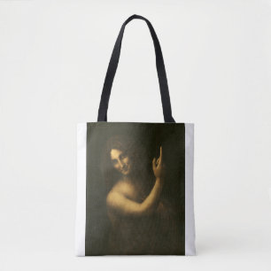 Bolsa Tote Santo João Batista por Leonardo da Vinci