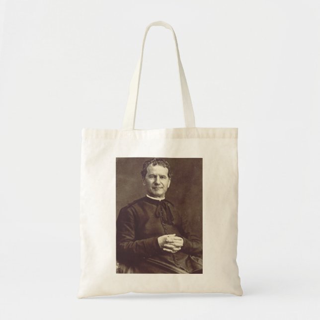 Bolsa Tote Santo João Bosco Padre e confessor  (Frente)