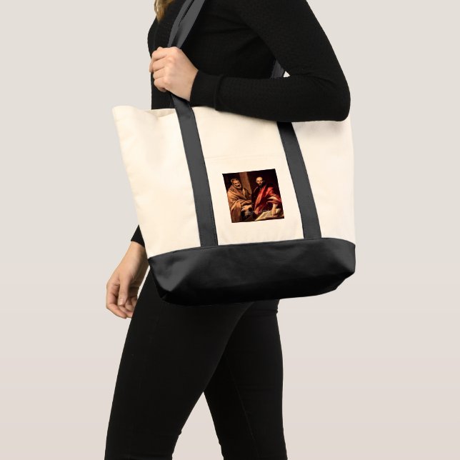 Bolsa Tote Santos Pedro e Paulo (Frente (produto))