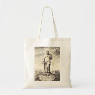 Bolsa Tote São Bruno de Colônia Estilo de Arte de Gravura Ant