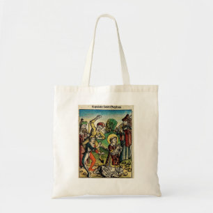 Bolsa Tote São Estêvão o Protomártir Iconografia de Arte Fina