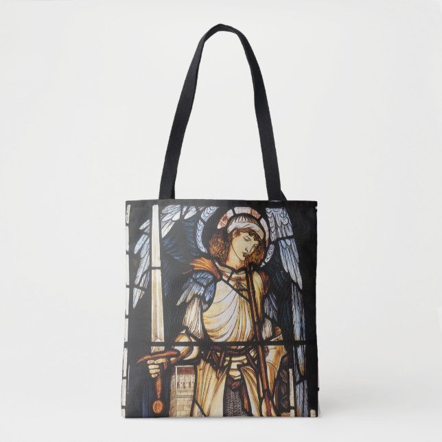 Bolsa Tote São Miguel por Sir Edward Coley Burne-Jones (Frente)