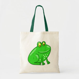 Bolsa Tote Sapo bonito dos desenhos animados