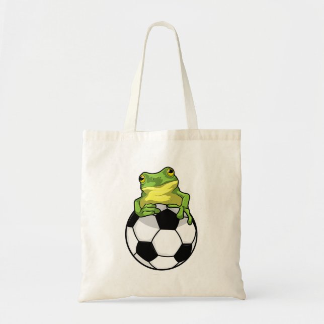 Bolsa Tote Sapo com bola de futebol (Frente)