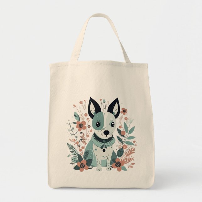 Bolsa Tote Sapo de Cachorro Escandinavo (Frente)