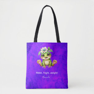 Bolsa Tote Sapo de Halloween da Delícia de Frio de Ribbit