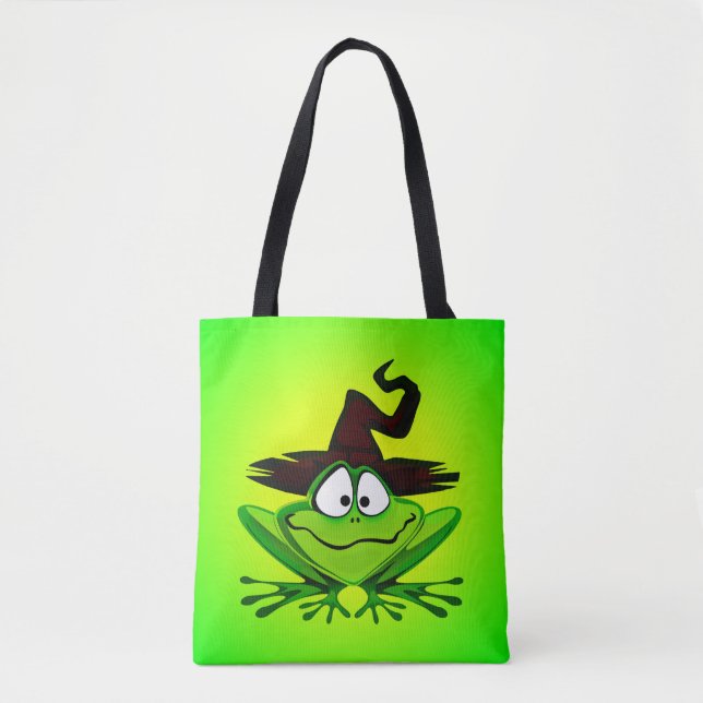 Bolsa Tote Sapo de Testemunha no Verde (Frente)