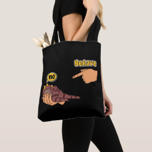 Bolsa Tote Sapo Desonesto Meme de Sapo Engraçado Não se Compo