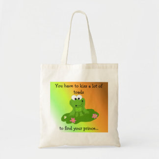 Bolsa Tote Sapo Engraçado com Dito