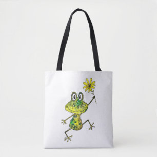 Bolsa Tote Sapo Feliz e Bonito